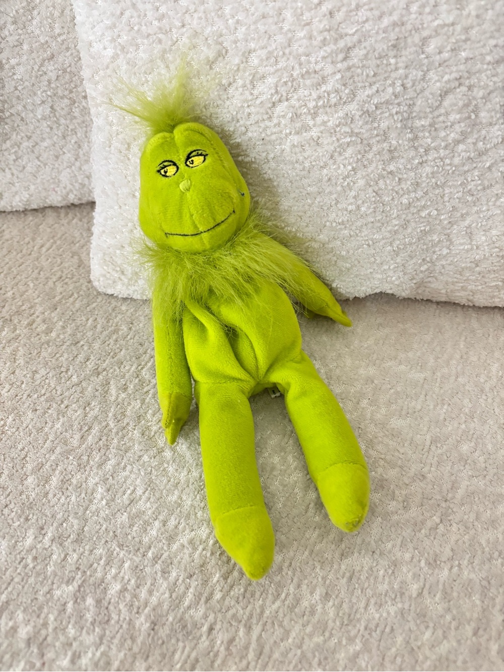 Vintage Grinch Beanie Plush 9" 1998